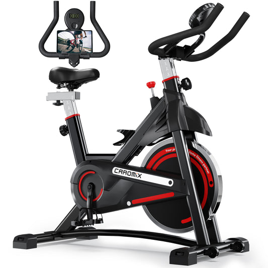 Caromix Exercise Bike Indoor Cycling Bikes Stationary Bike Bicycle for Home Exercise Equipment Workout Bike Cardio Fitness Equipment